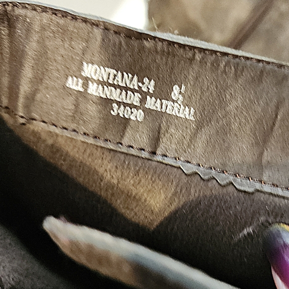 Womens 8.5 Montana Brown Knee-High Lace-Up Western Equestrian Boho Riding Boots - Picture 8 of 8